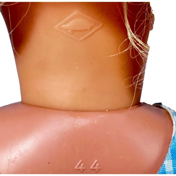 Schildkrot Crier Doll 18 in Blonde 44 Turtle Mark W Germany Plastic Working - Picture 8 of 16